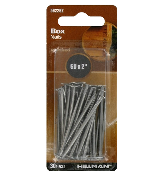 30 piece Set of Nails (6D x 2")