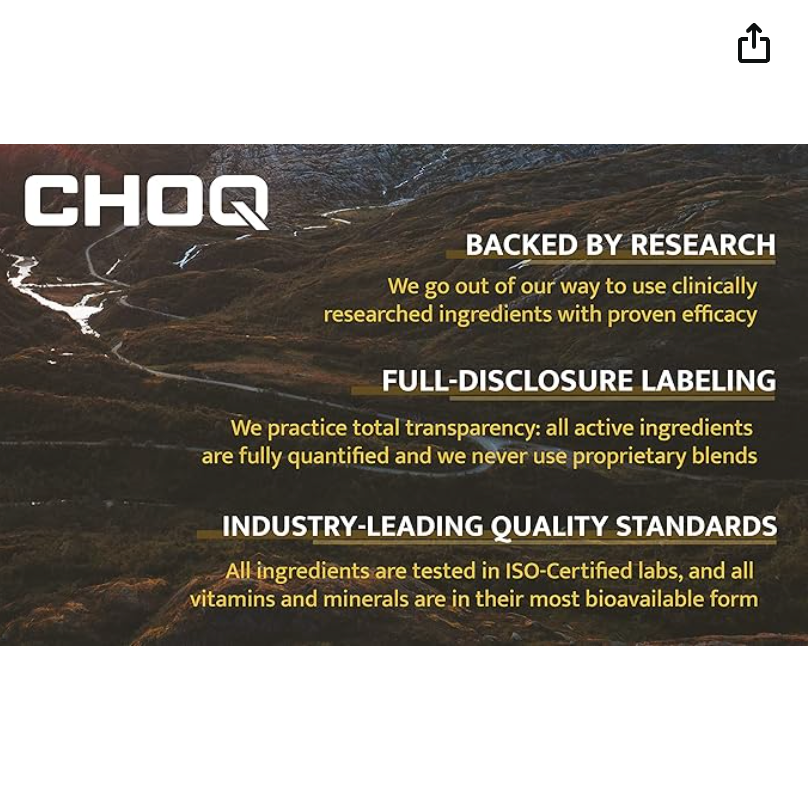 CHOQ Purified Shilajit for Vitality, endurance, focus, and Healthy hormone balance