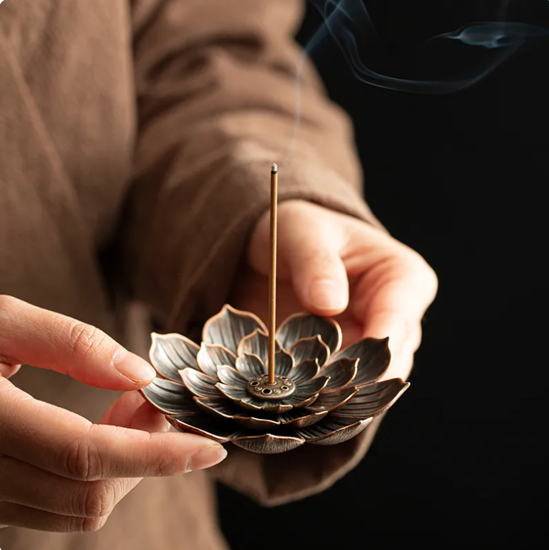 Lotus Flower Incense Holder. Burn you incense with elegance.