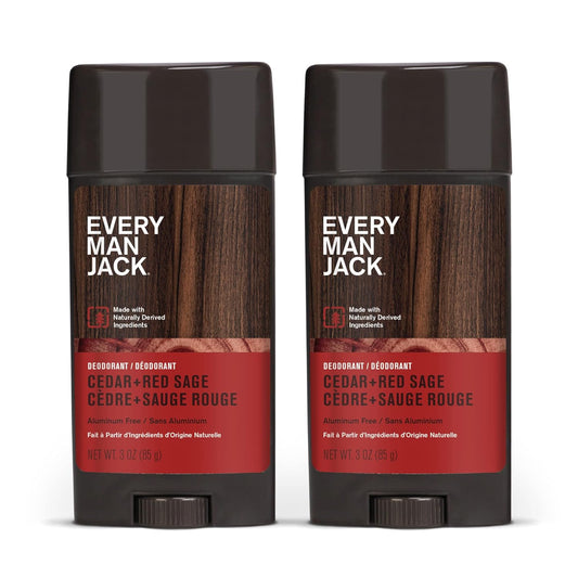 Every Man Jack Amber Deodorant + Sandalwood Men’s Scent. Stay Fresh with Aluminum Free Deodorant for all Skin types.